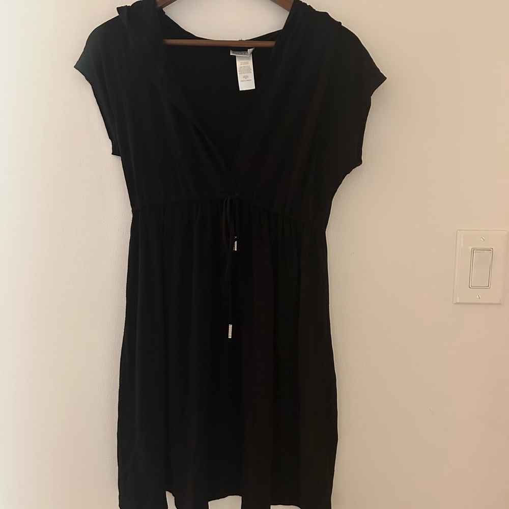 Dotti Black Deep V Neck Swim Coverup Tunic - Picture 11 of 11